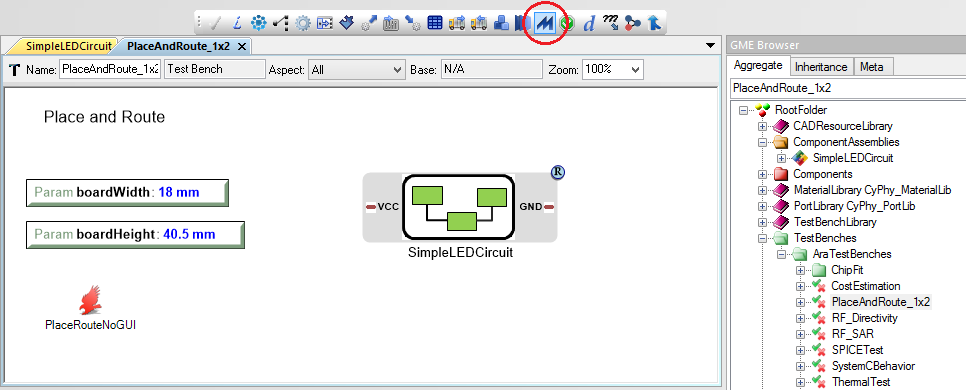 Master Interpreter on toolbar