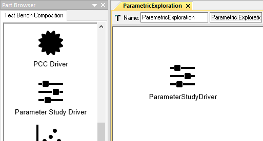 Adding a Parameter Study Driver to a PET