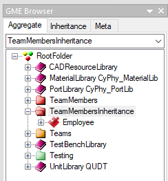 TeamMembersInheritance folder w/ Employee base class component